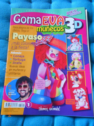 Revista Fasciculo N° 1 Goma Eva Muñecos 3d - J.rubicce 2013