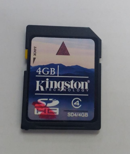 Cartão Memória Kingston Sd4/4gbsdhc - 4 Gb Sdhc | Original