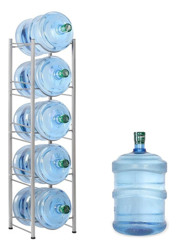 Rack Estante Organizador 5 Botellones Bidones Agua 20 Lts