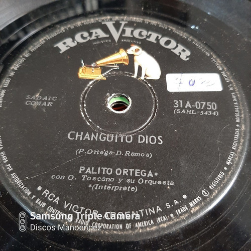 Simple Palito Ortega Rca Victor 0750 C16