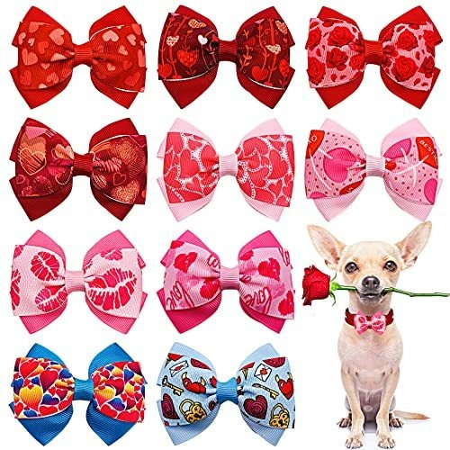 Jpgdn 10pcs Christmas Dog Bowties Agregados Charms 15f31