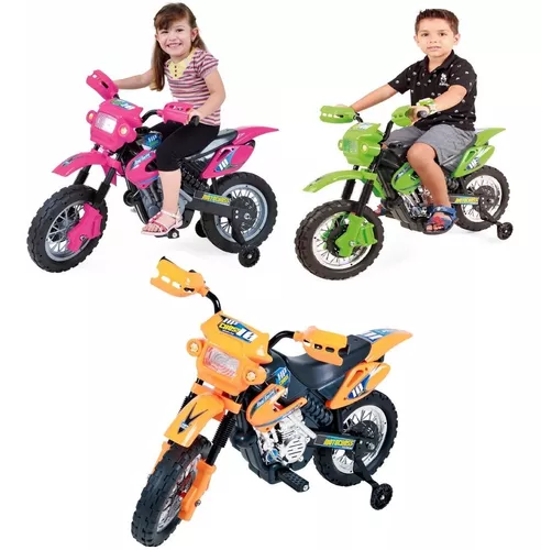 Moto cross infantil eletrica