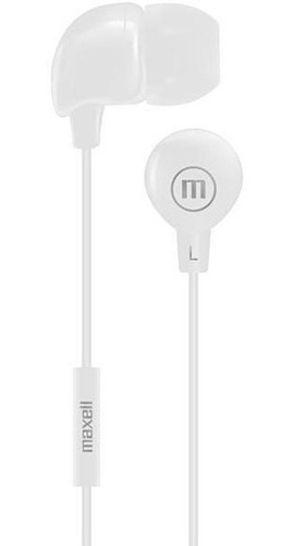 Audifonos Maxell Con Microfono In Ear Blanco