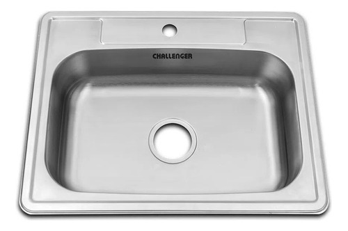 Lavaplatos De Empotrar Sencillo Challenger Acero Inox Lv3611