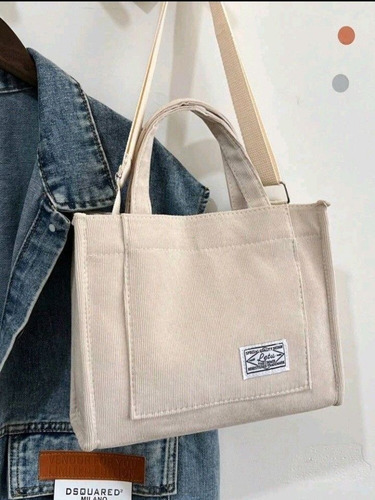 Tote Bags Cartera Reutilizable De Corderoy