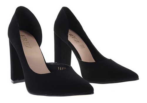 Imagen 3 de 4 de Zapatilla Mujer De Vestir Beige Y Negro | Erez