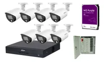 Comprar Kit Dvr 8ch 5mp, 7 Camaras 5mp Full Color, 4tb, Fuente 8ch