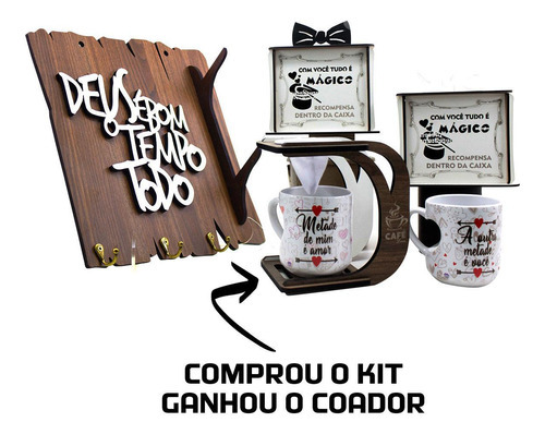 Kit Café & Amor - Deus É Bom O Tempo Todo