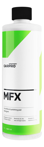 Carpro Mfx Detergente Para Microfibra Y Pads De Pulido 500ml