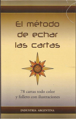 Mazo Tarot -el Metodo De Echar Las Cartas-78 Cartas