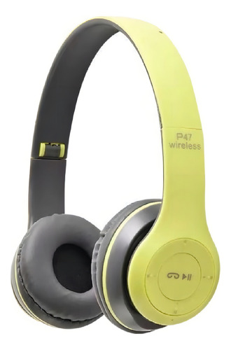 Fones de ouvido Bluetooth dobráveis Vincha Myp P47 - La Aldea Color Green