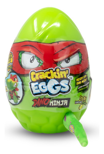 Huevo Crackin Eggs Dino Ninja Peluche Vibra Con Sonido. Mpuy