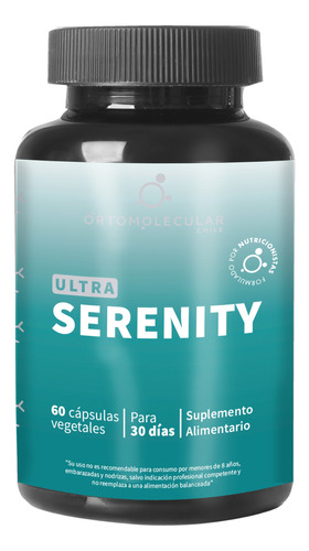 Ultra Serenity - 60 Cáps - Ortomolecular Chile