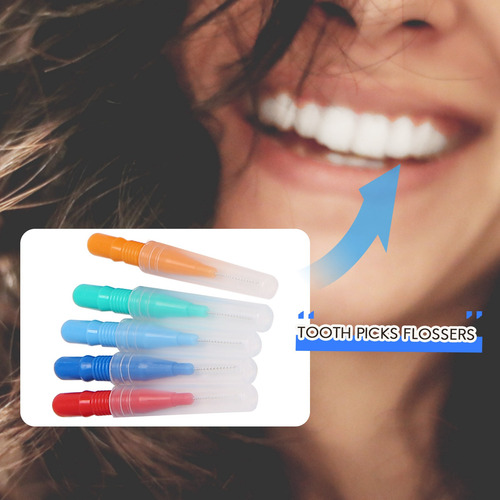 100 Piezas De Palillos Dentales Blandos Para Dientes Interde