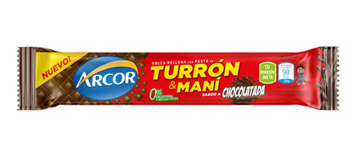 Turrón Arcor Chocolate X 50un - Cioccolato Tienda De Dulces