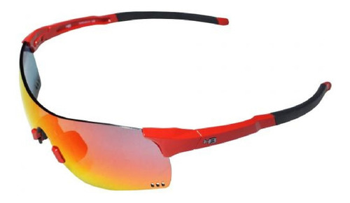 Oculos Hb Quad Fire Red Chrome