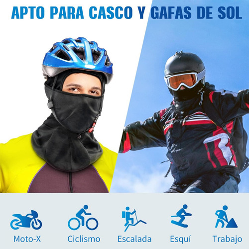 Balaclava Solar Respirável Uv Polainas Para Pescoço Para