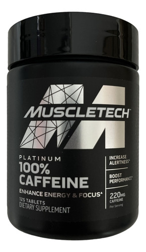 Cafeina Muscletech 220mg 125tab