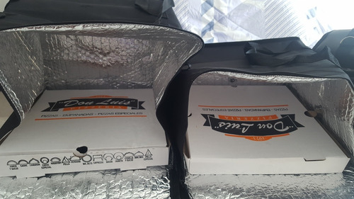 Bolso Delivery 6 Cajas De Pizzas