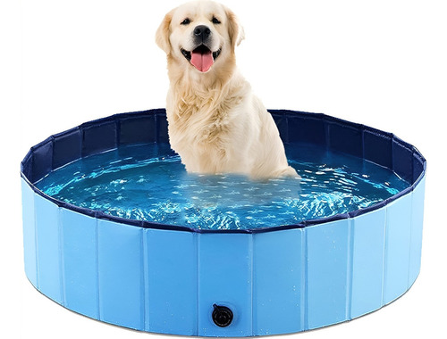 Piscina Plegable Para Perros Mascotas Piscina Verano 160x30