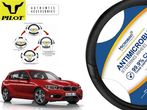 Funda Cubrevolante Negro Antimicrobial Bmw Serie 1 2012-2022