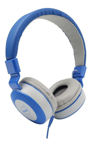 Headphone Maxprint Dazz Moove C/microfone P2, Cinza/azul