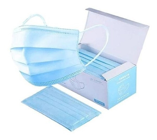 Imagen 1 de 3 de Mascarillas Desechables 3 Pliegues (pack 500 Unidades)