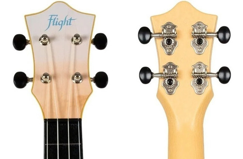 Flight Tus-25 Bus Ukelele Soprano Con Funda Color Naranja