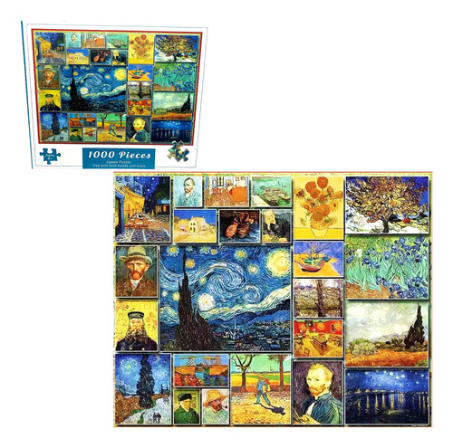 Puzzle X 1000 Pinturas De Vincent Van Gogh Mundo CLG Fd6921