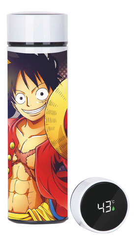 Set Botella Monkey D Luffy Onepiece Tazón, Termo, Mousepad