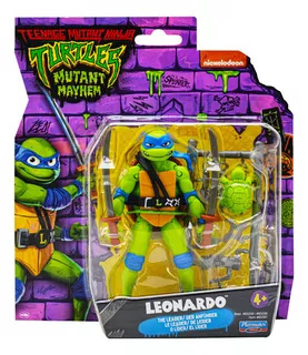 Tortugas Ninja Mutant Mayhem Leonardo El Lider Playmates
