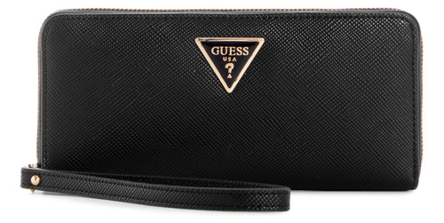 Billetera Guess Laurel Large Zip Around Universo Binario