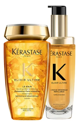 comprar Kit Sí Brillo Kérastase Elixir Ultime - 3 packs de 1 unidad de 350mL 350g
