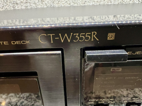 Deck Pioneer Ct-w355r Doble Casetera Con Service Full (Usado)