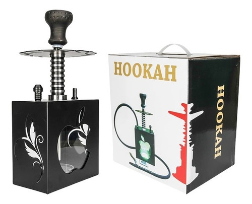 Imagen 2 de 3 de Hookah Apple Acrílico Con Luz Led