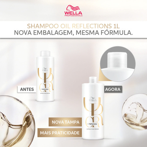 Kit Wella Professionals Oil Reflections Shampoo E Máscara