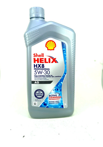 Aceite Sintetico 5w-30 Shell Helix Hx8 Api Ag