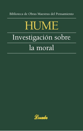 Libro Investigacion Sobre La Moral