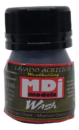 Set De 6 Washes Lavado Weathering Para Maquetas Miniaturas