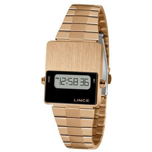 Relógio Lince Digital Rosegold Unissex Sdr4633l Bxrx