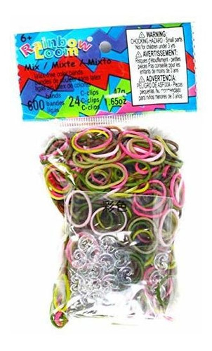 Juegos Para Crear Joyas - Rainbow Loom Mix Bands, Pink Camou