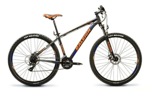 Bicicleta Mtb Raleigh Mojave 2.0 29er 21v Disco Mecanico Color Negro/Azul/Naranja Tamaño del cuadro 17