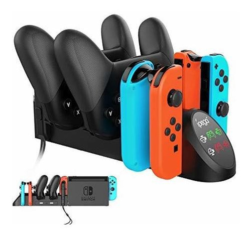 Base De Carga Compatible Con Controladores Nintendo Switch