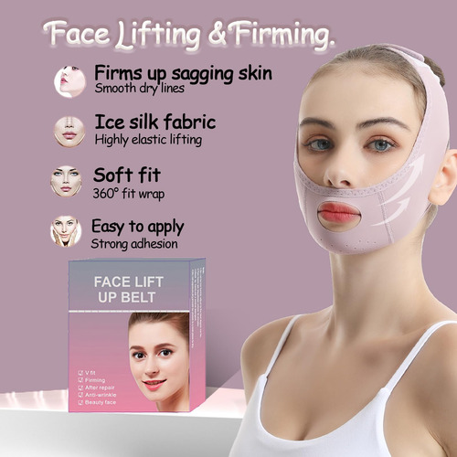 Mascarilla Lifting Facial, Cinta Facial Reutilizable, 2024