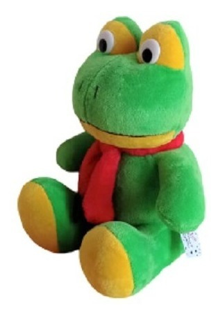 Peluche Rana Verde Tela Suave Envió Gratis