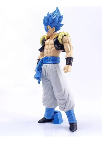 Muñeca Dragon Ball Z - Gogeta Super Saiyan, tamaño grande, color azul