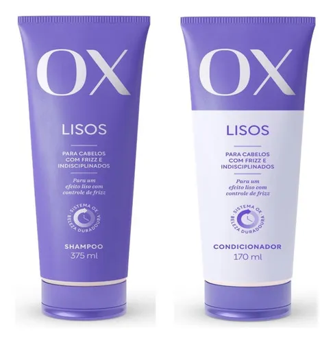 comprar Kit Ox Lisos Shampoo 375ml + Condicionador 170ml