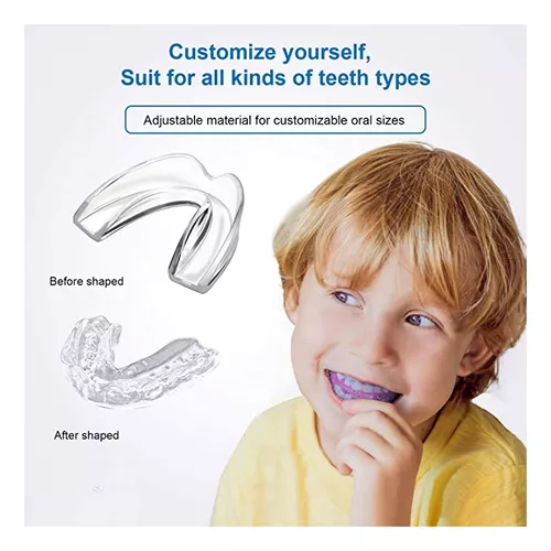 Protector Bucal Para Niños Para Moler Dientes, Paquete De .