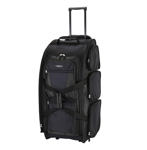 Travelers Club Xpedition Bolsa De Viaje Vertical Con Ruedas,