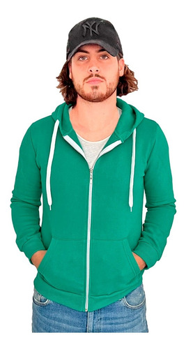 Imagen 1 de 9 de Canguro Malibu Friza Hombre Verde